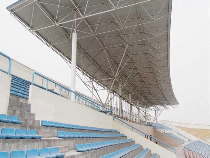 任丘四小体育馆网架